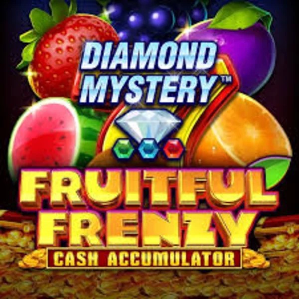 Diamond Mystery Fruitful Frenzy Cash Accumulator by Greentube, showcased at slotspalacegreece.net – game logo